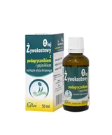 Zdrowa żywność - Olej żywokostowy z podagrycznikiem i gojnikiem 50ml FLOS - miniaturka - grafika 1