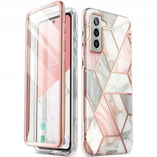 Supcase OUTLET: Etui pancerne i-Blason Cosmo SP Galaxy S21 FE 5G, marmurowe różowe - Etui i futerały do telefonów - miniaturka - grafika 1