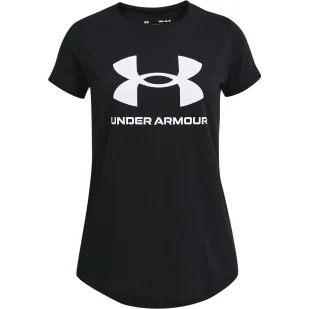 Koszulka dziewczęca Under Armour Live Sportstyle Graphic SS - Koszulki dla dziewczynek - miniaturka - grafika 1