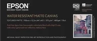 Papier do drukarek - Papier Epson WaterResistant Matte Canvas Roll, 44" x 12,2 m, 375g/m2 C13S042016 - miniaturka - grafika 1