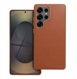 Futerał LEATHER MAG COVER kompatybilny z MagSafe do SAMSUNG S25 ULTRA brązowy - Etui i futerały do telefonów - miniaturka - grafika 1