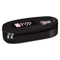 Piórniki - St. Right Piórnik Szkolny Saszetka Usztywniona Z Wewnętrzną Klapką Etui Na Przybory Szkolne Pink K-Pop Lover - miniaturka - grafika 1
