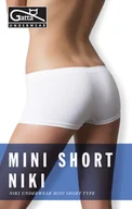 Majtki damskie - FIGI GATTA MINI SHORT NIKI (kolor biały, rozmiar XL) - miniaturka - grafika 1