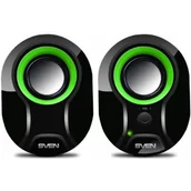 Głośniki komputerowe - Sven 290 SV-015657 Czarno-Zielony - miniaturka - grafika 1