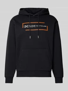 Bluza o kroju regular fit z mieszanki bawełny z kapturem i nadrukiem z logo - Koszulki męskie - miniaturka - grafika 1