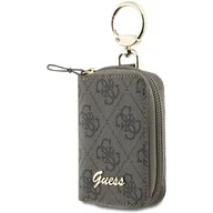Etui i futerały do telefonów - Etui GUESS 4G Triangle Saszetka na kabel Brązowy - miniaturka - grafika 1
