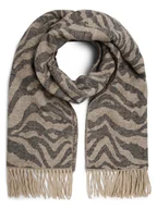 Apaszki i szaliki damskie - Pieces - Szalik damski PCJira, beżowy - miniaturka - grafika 1