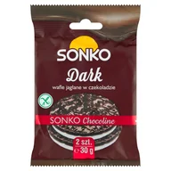Pieczywo chrupkie - Sonko Wafle jaglane w czekoladzie 30 g (2 sztuki) - miniaturka - grafika 1