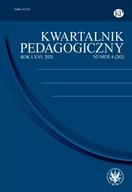 Czasopisma - Kwartalnik Pedagogiczny 4/2021 - miniaturka - grafika 1