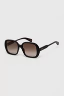 Okulary przeciwsłoneczne - Chloé okulary przeciwsłoneczne damskie kolor brązowy CH0222S - Chloe - miniaturka - grafika 1