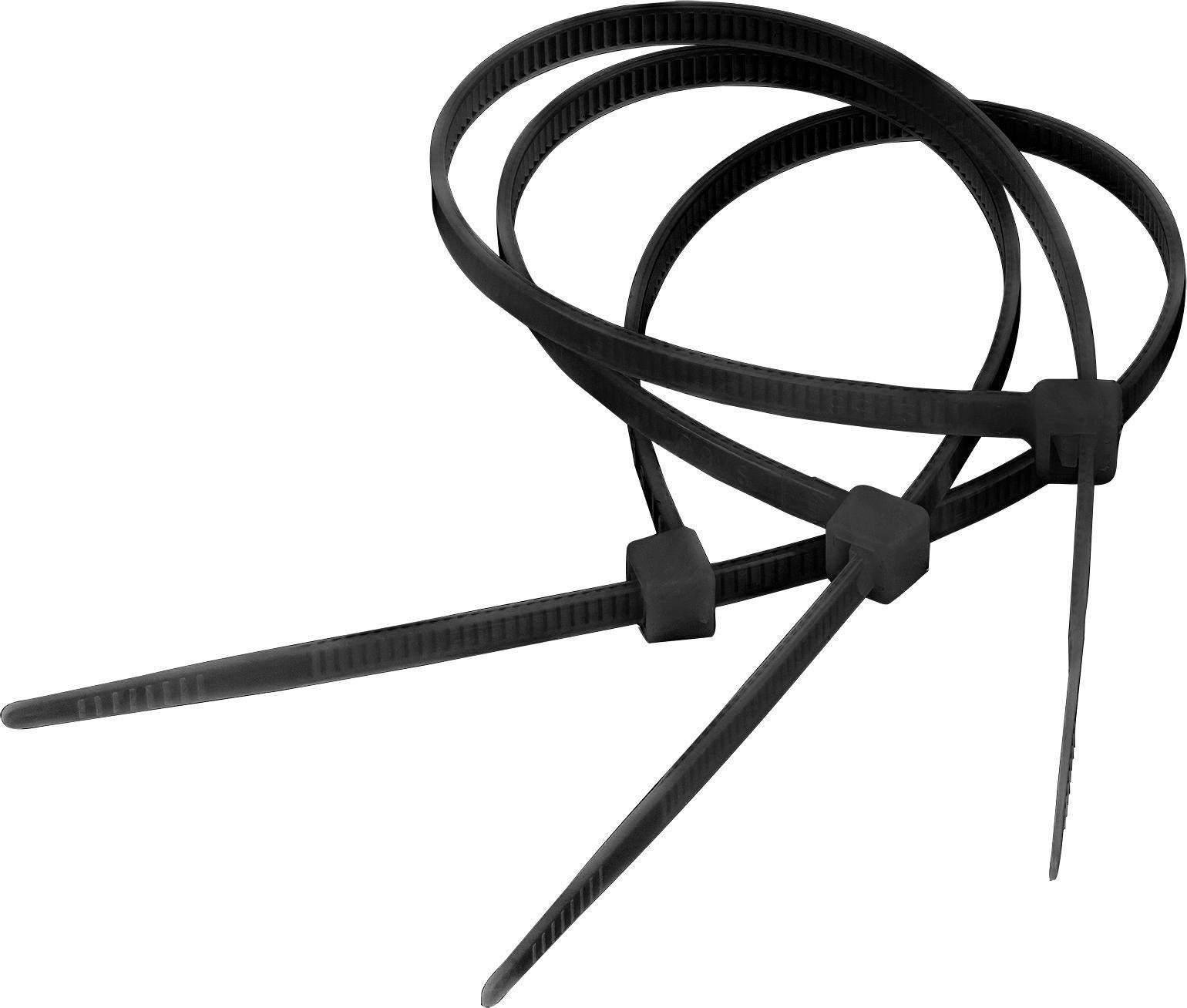 Organizer Cabletech Opaska zaciskowa 2,5 mm/10 cm czarna Cabletech 100szt.
