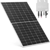 Panele fotowoltaiczne - Fotowoltaika balkonowa panel solarny 350 W - zestaw - miniaturka - grafika 1