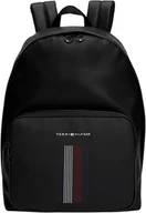 Plecaki - Tommy Hilfiger Męski plecak TH Foundation Dome, czarny, jeden rozmiar, Czarny, rozmiar uniwersalny - miniaturka - grafika 1