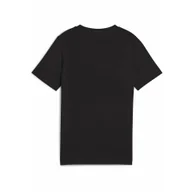 Odzież sportowa dziecięca - Młodzieżowa koszulka Essentials Block PUMA Black - miniaturka - grafika 1