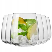 Szklanki - Niskie szklanki KROSNO Modern 6szt 470ml nowoczesne do napojów whisky - miniaturka - grafika 1