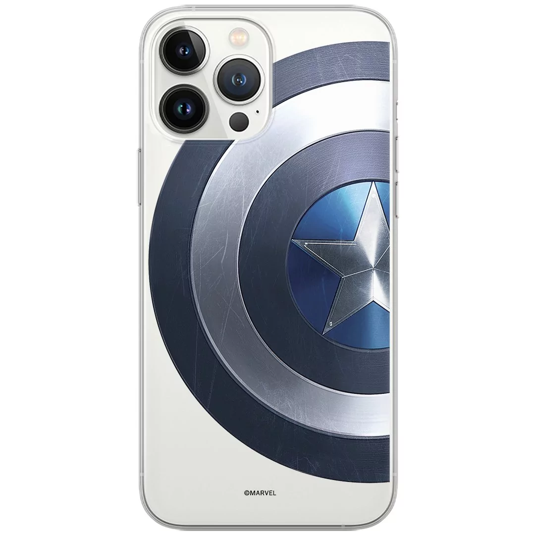 Etui Marvel dedykowane do Iphone 5/5S/SE, wzór: Kapitan Ameryka 006 Etui częściowo przeźroczyste, oryginalne i oficjalnie licencjonowane