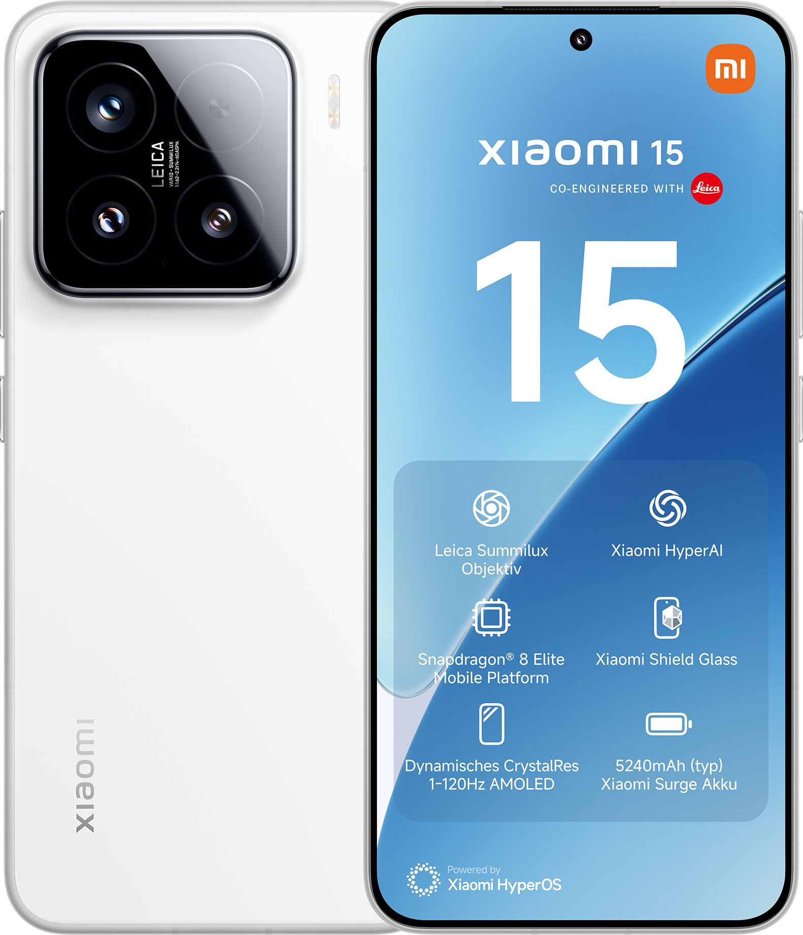 Xiaomi 15 12/512GB Biały