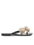 Klapki i japonki damskie - Melissa Japonki Melissa Harmonic Springtime Ad 35704 Czarny - miniaturka - grafika 1