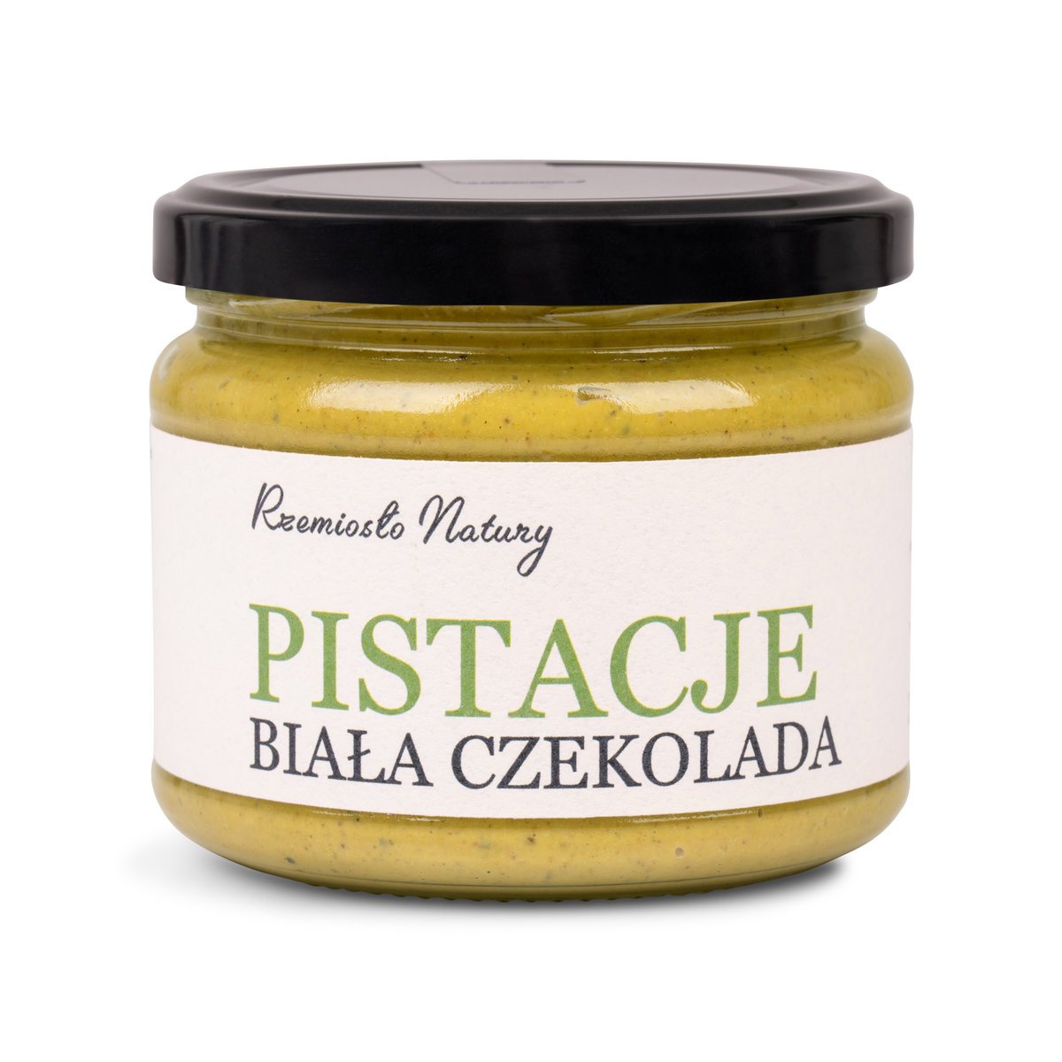 PASTA PISTACJOWA Z BIAŁĄ CZEKOLADĄ 300g