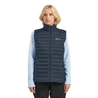 Kamizelki damskie - Damska kamizelka puchowa Jack Wolfskin PILVI DOWN VEST W RDS midnight sky - XS - miniaturka - grafika 1