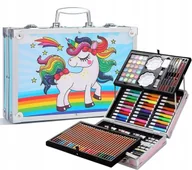 Przybory szkolne - Zestaw Artystyczny Plastyczny Kreatywny Do Malowania W Walizce Dla Dzieci - miniaturka - grafika 1
