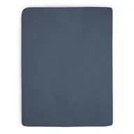 Prześcieradła dla dzieci - Jollein - Prześcieradło do łóżeczka 60 x 120 cm JEANS BLUE - miniaturka - grafika 1