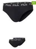 Majtki męskie - Fila Slipy (3 pary) w kolorze czarnym - miniaturka - grafika 1