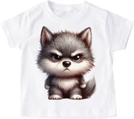 Koszulki dla dziewczynek - koszulka dla dziecka angryanimals2 - miniaturka - grafika 1