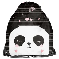 Worki na buty - Worek Szkolny Na Obuwie Panda Paso Dla Dziewczynki - miniaturka - grafika 1