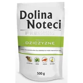 Mokra karma dla psów - Dolina Noteci PREMIUM bogata w dziczyznę 10 x 500g - miniaturka - grafika 1