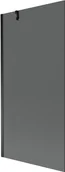 Parawany nawannowe - Mexen Next parawan nawannowy 1-skrzydłowy 90 x 150 cm, grafit, czarny - 895-090-000-00-40-70 - miniaturka - grafika 1