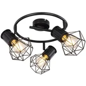 Lampy sufitowe - Globo Lighting 54017-3 - Oświetlenie punktowe PRISKA 3xE27/40W/230V - miniaturka - grafika 1