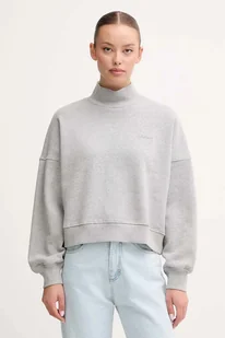 Pepe Jeans bluza damska kolor szary gładka PL5800007 - Bluzy damskie - miniaturka - grafika 1