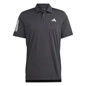 Koszulki męskie - adidas Męska koszulka polo (Short Sleeve) Club 3Str Polo, czarna, HS3269, M - miniaturka - grafika 1