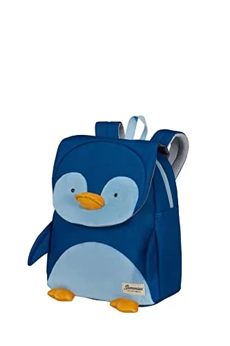 Samsonite Happy Sammies Eco – plecak dziecięcy S+, 33 cm, 11 l, niebieski (Penguin Peter)