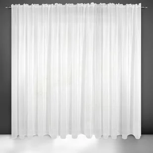 Eurofirany Firana Lucy biała woal 300 cm x 300 cm - Firany - miniaturka - grafika 1
