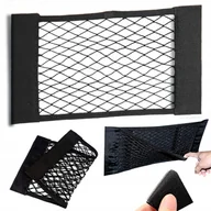 Akcesoria motoryzacyjne - Organizer Torba Siatka Mocna Na Rzep Do Bagażnika Auta Samochodu 30x25 - miniaturka - grafika 1