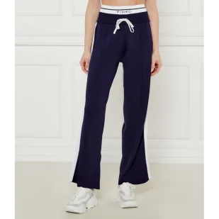 Pinko Spodnie dresowe MARSICANO Regular Fit pique - Dresy damskie - miniaturka - grafika 1