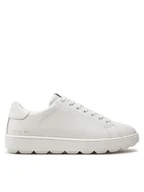 Sneakersy damskie - Geox Sneakersy D Spherica Ecub-1 D45WEB 00085 C1000 Biały - miniaturka - grafika 1