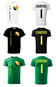 Koszulki sportowe męskie - Koszulka BELGIA Thibaut COURTOIS 1 - miniaturka - grafika 1