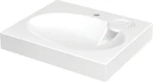 Umywalki - WASHBASIN CLARO+SIPHON+HANGERS 60X60CM - miniaturka - grafika 1