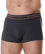 Bielizna sportowa męska - Brubeck Bokserki ACTIVE WOOL BX10870 Grafitowe - miniaturka - grafika 1