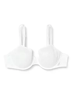 Calvin Klein Lekko wyściełana Demi Biustonosz Demi-Plunge Kobiety, White 02, 80B - Biustonosze - miniaturka - grafika 1