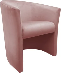 Atos Fotel MAROS VELVET różowy nowoczesny do salonu ATOS - Fotele - miniaturka - grafika 1