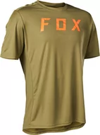 Koszulki rowerowe - Fox Fox Ranger Moth SS Jersey Men, oliwkowy S 2022 Koszulki MTB i Downhill 28878-374-S - miniaturka - grafika 1