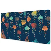 Podkładki na biurko - Duża mata na biurko Kolorowe domy 90x45 cm - miniaturka - grafika 1