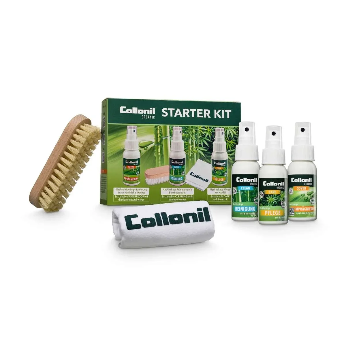 Zestaw do pielęgnacji butów Collonil Organic Starter Kit podróżny do skóry