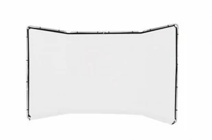 Manfrotto LL LB7623 Tło Panoramic 4m z ramą White - Tła fotograficzne - miniaturka - grafika 1