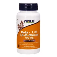 Witaminy i minerały - Now Foods Foods Beta 1,3 / 1,6-D-Glucan 100 mg (90 kaps) Foods AAFB-823C1 - miniaturka - grafika 1
