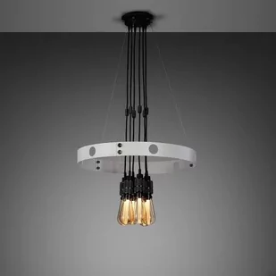 Żyrandol Hero Light Szary/Palony Brąz - 3M - Lampy sufitowe - miniaturka - grafika 1